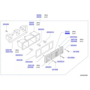 اسطب شنطه خلفي يسار