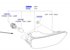 كشاف ضباب خلفي