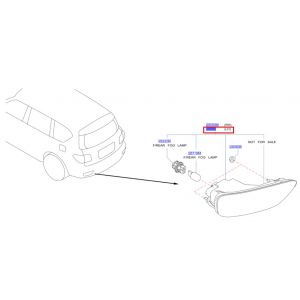 كشاف ضباب خلفي يسار