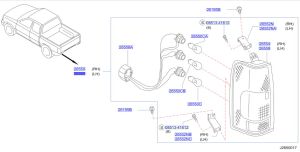 اسطب خلفي يسار