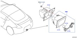 كشاف ضباب خلفي