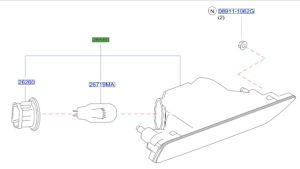 كشاف ضباب خلفي