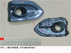 غطاء كشاف أمامي يسار (يتضمن فتحة حساس)