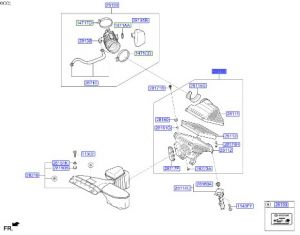 فلتر هواء مع الغطاء