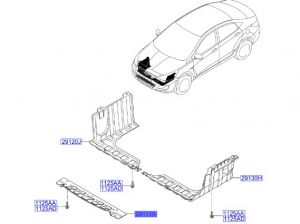 غطاء ماكينة سفلي