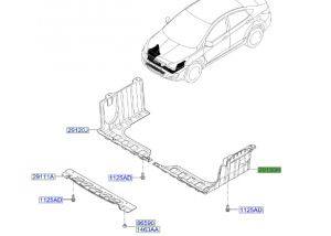 غطاء ماكينة سفلي