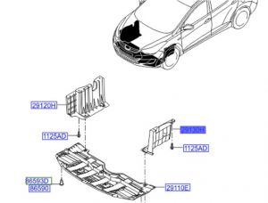 غطاء ماكينة جانبي
