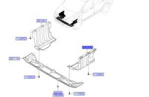 غطاء ماكينة جانبي