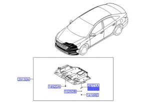 قاعدة غطاء ماكينة سفلي