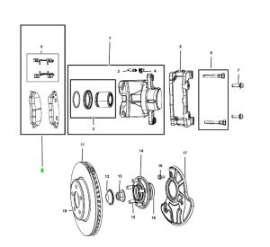 فحمات فرامل أمامية