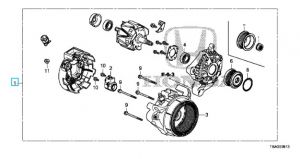 دينمو (مولد الكهرباء) (CSP91) (DENSO)
