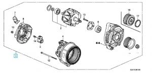 دينمو (مولد الكهرباء) (CSJ24) (DENSO)
