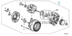 دينمو (مولد الكهرباء) (CSJ53) (DENSO)