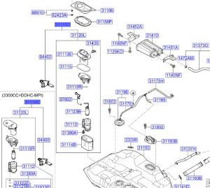 مضخة وقود كاملة