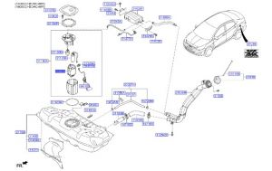 مصفاة مضخة الوقود