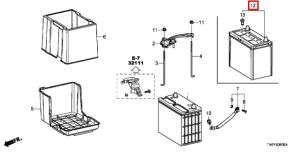 بطارية الريموت (55B24L-MF) (FURUKAWA)