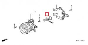 لمبة كشاف ضباب أمامية (H3 55W)(3 فولط 81 واط) (H3 55W)
