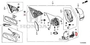 إضاءة إشارة مراية يمين