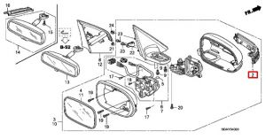 إضاءة إشارة مراية يسار