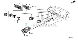 سويتش فرامل اليد الكهربائية و الفرامل الأوتوماتيكية