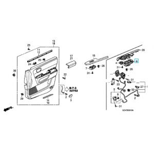 مجموعة ازرار فتح الزجاج الرئيسية