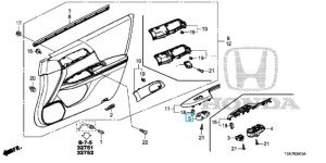 مفتاح التحكم بنافذة الراكب