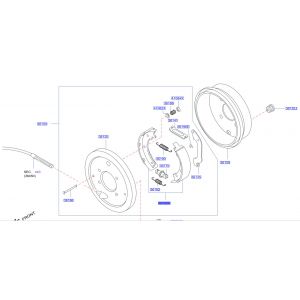 قماشات فرامل أمامية