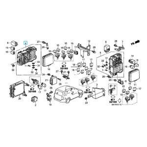 علبة فيوزات جهة السائق