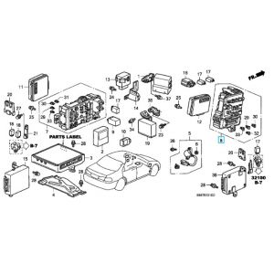 علبة فيوزات جهة الراكب