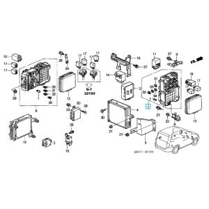 علبة فيوزات جهة الراكب