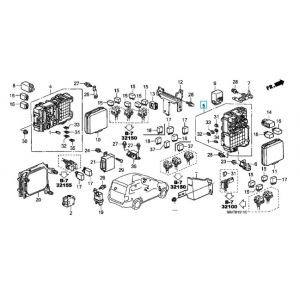 علبة فيوزات جهة الراكب