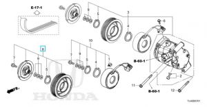 بكرة كلتش كومبريسور