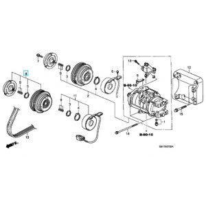 بكرة كلتش كومبريسور