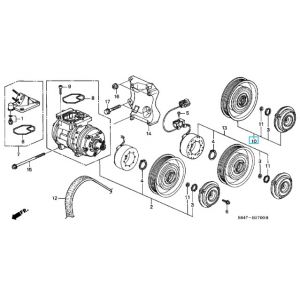 بكرة كلتش كومبريسور