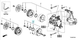 مغنطيس بكرة كمبروسر