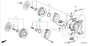 مغنطيس بكرة كمبروسر