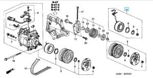 مغنطيس بكرة كمبروسر