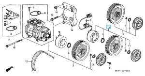 مغنطيس بكرة كمبروسر