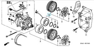 مغنطيس بكرة كمبروسر