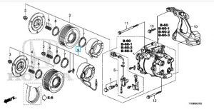 مغنطيس بكرة كمبروسر