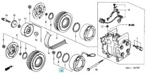 مغنطيس بكرة كمبروسر