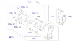 كليبر أمامي يسار