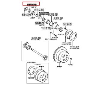 صوفة قاعدة فلنجة داخلية خلفية