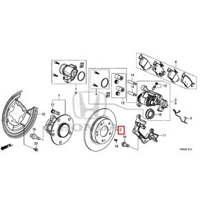 هوب فرامل خلفي