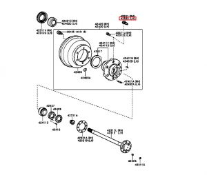 مسمار جنط دبل