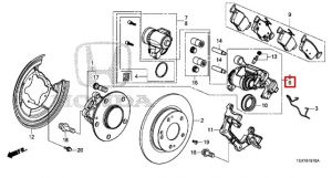 كليبر فرامل خلفي يسار