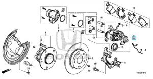 كليبر فرامل خلفي يسار