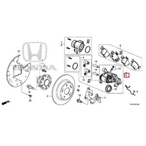 كليبر فرامل خلفي يسار