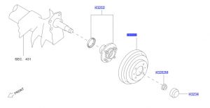 هوب فرامل خلفي