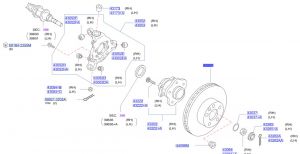 هوب فرامل خلفي